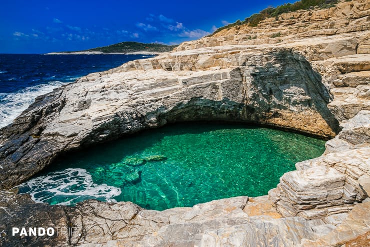 Giola Natural Pool, Thassos Island, Greece swimming place